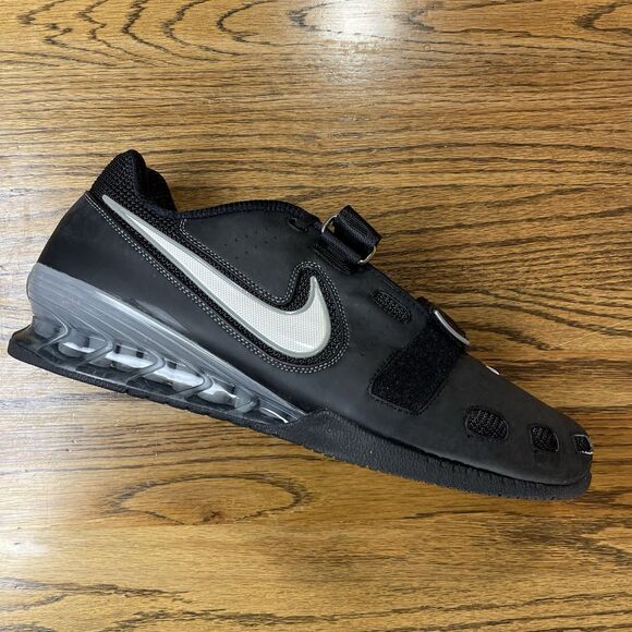 NIKE ROMALEOS 1 OLYMPICS WEIGHTLIFTING POWERLIFT SHOES BLACK WHITESIZE 15 NEW